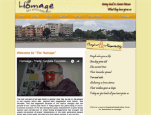 Tablet Screenshot of homageindia.co.in
